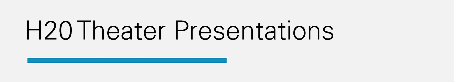 Presentations 2